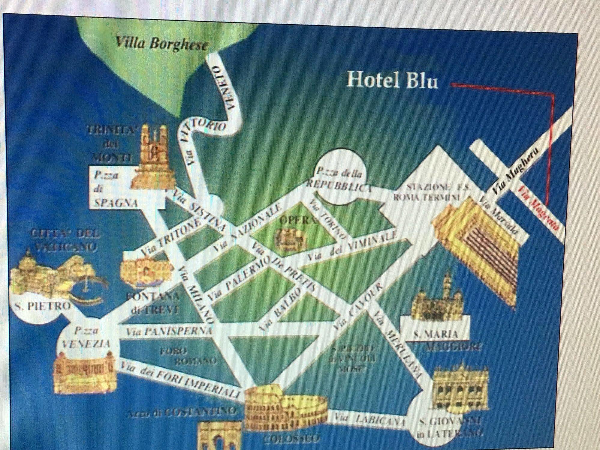Hotel Soggiorno Blu Rome Exterior photo